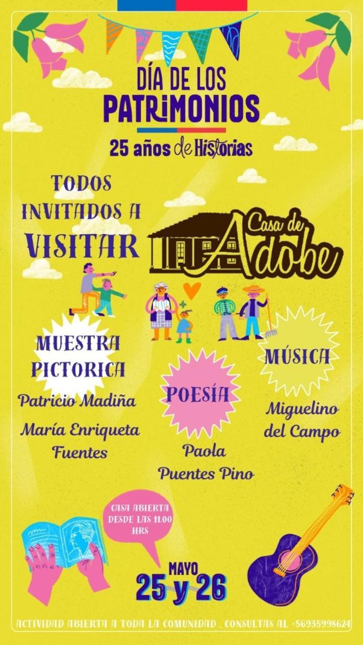 La Casa De Adobe Natural Y Mas Bulnes Екстер'єр фото
